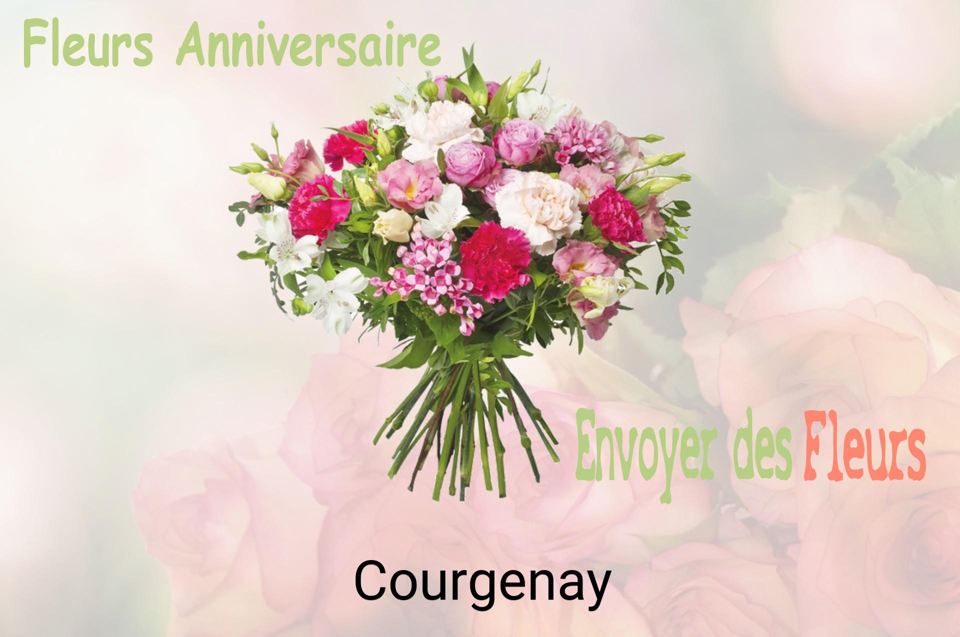 Bouquet de fleurs d’anniversaire livré à Courgenay